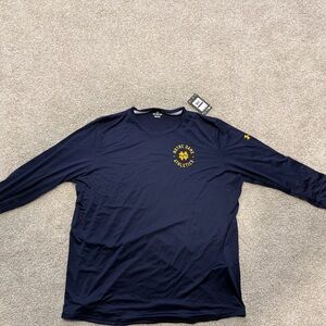 Notre Dame Under Armour Men's Navy Shirt